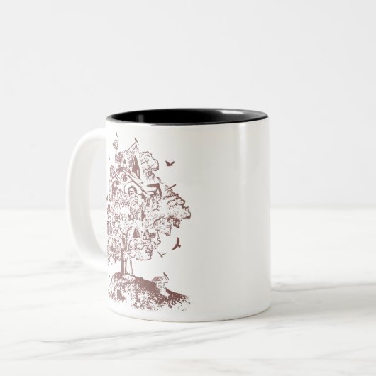 "Je bent nooit te oud om te spelen" Mok (Voorkant links)