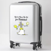 Je bent nooit te oud voor Pickleball Sticker (Koffer)
