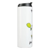 Je bent nooit te oud voor Pickleball Thermosbeker (Gedraaid links)