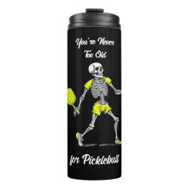 Je bent nooit te oud voor Pickleball Thermosbeker