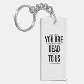 Je bent nu dood aan ons Magnet Sleutelhanger (Voorkant Links)