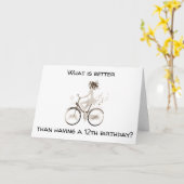 "JE BENT NU EEN *TIENER* GELUKKIGE 13E VERJAARDAG KAART (Gele Bloem)