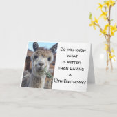 "JE BENT NU EEN *TIENER* GELUKKIGE 13E VERJAARDAG KAART (Gele Bloem)