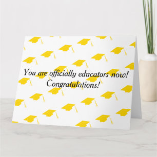 Je bent nu officieel opvoeders Gefeliciteerd Kaart
