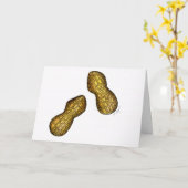 Je bent Nutty Nuts Peanuts Funny Friendship Kaart (Gele Bloem)