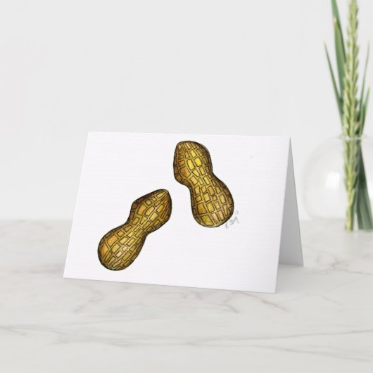 Je bent Nutty Nuts Peanuts Funny Friendship Kaart (Voorkant)