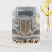 Je bent officieel een oude Kaart (Gele Bloem)