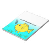 Je bent officieel Geweldige goudvis. Notitieblok (Linkerzijde)