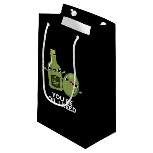 Je bent olie die ik nodig heb. klein cadeauzakje (Voorkant Gekanteld)