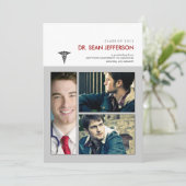 Je bent omgevormd tot Caduceus Medical Afstuderen Kaart (Staand voorkant)