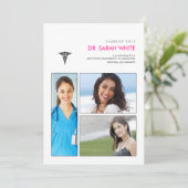 Je bent omgevormd tot Caduceus Medical Afstuderen  Kaart (Staand voorkant)