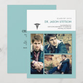 Je bent omgevormd tot Caduceus Medical Afstuderen Kaart (Voorkant / Achterkant)