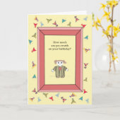 Je bent onbetaalbaar - Verjaardag Kaart (Gele Bloem)