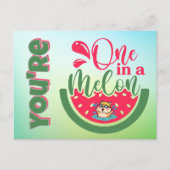 Je bent One in a Melon Hamster die aan je denkt Briefkaart (Voorkant)
