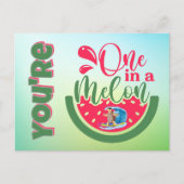 Je bent One in a Melon Turtle die aan je denkt Briefkaart (Voorkant)