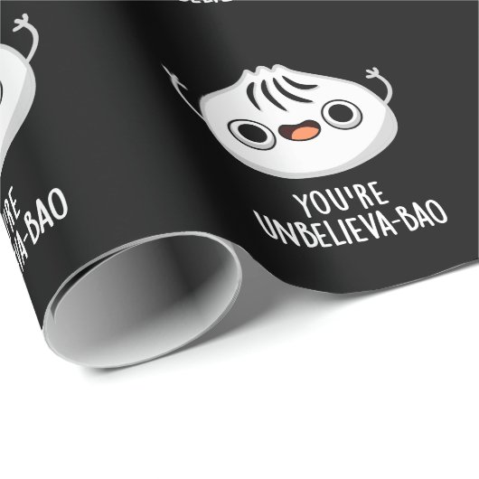 Je bent ongelooflijk grappig Dimsum Bao Pun Dark B Cadeaupapier (Rol Hoek)