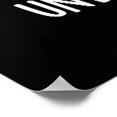 Je bent ongelooflijk grappig Dimsum Bao Pun Dark B Poster (Hoek)