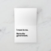 Je bent onmisbaar - Wenskaart Bedankkaart (Binnen)