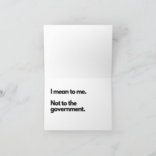 Je bent onmisbaar - Wenskaart Bedankkaart (Binnen)