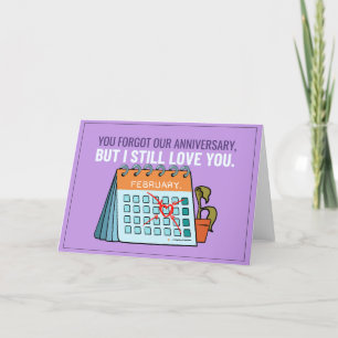 Je Bent Ons Jubileum Vergeten Feestdagen Kaart