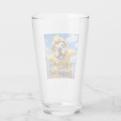 JE BENT ONTDUKING AMAZING PAPA! GLAS (Achterkant)