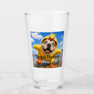 JE BENT ONTDUKING AMAZING PAPA! GLAS
