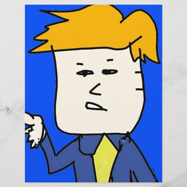 je bent ontslagen cartoon jongen (Voorkant)