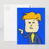 je bent ontslagen cartoon jongen briefkaart (Voorkant / Achterkant)