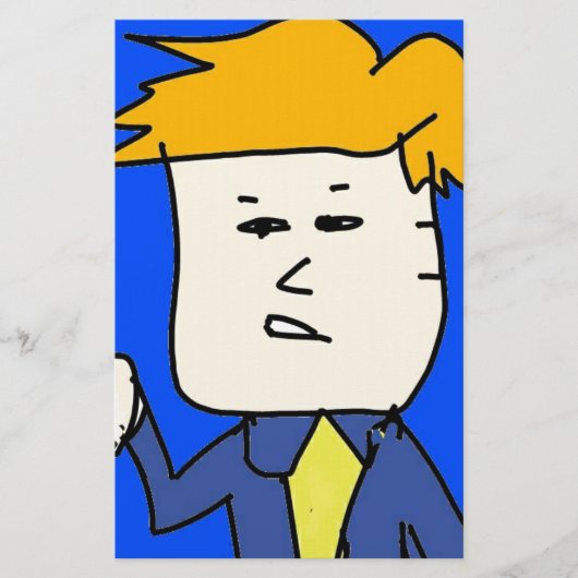 je bent ontslagen cartoon jongen briefpapier (Voorkant)