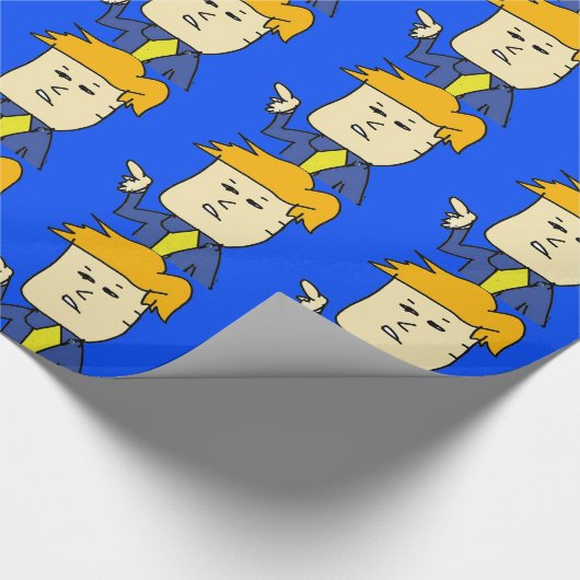 je bent ontslagen cartoon jongen cadeaupapier (Hoek)