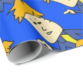 je bent ontslagen cartoon jongen cadeaupapier (Rol Hoek)