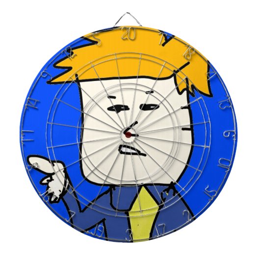 je bent ontslagen cartoon jongen dartbord (Voorkant)