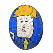 je bent ontslagen cartoon jongen dartbord (Voorkant Rechts)