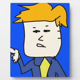 je bent ontslagen cartoon jongen fotoplaat