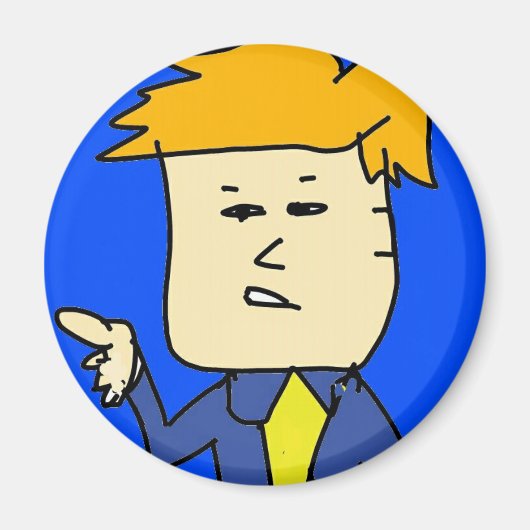 je bent ontslagen cartoon jongen magneet (Voorkant)