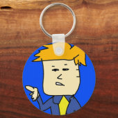 je bent ontslagen cartoon jongen sleutelhanger (Voorkant)