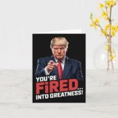 Je bent ontslagen in de grootheid! kaart (Gele Bloem)