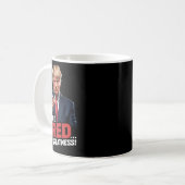 Je bent ontslagen in de grootheid! koffiemok (Voorkant links)