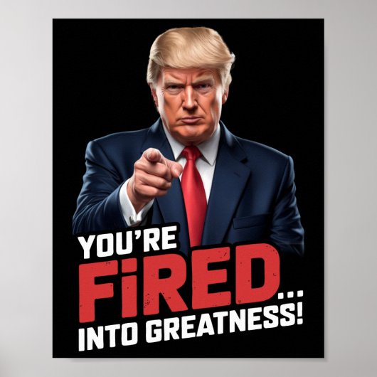 Je bent ontslagen in de grootheid! poster (Voorkant)