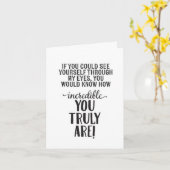 JE BENT **ONVERSCHILLEND** MIJN VALENTIJN? KAART (Gele Bloem)