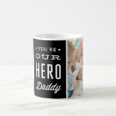 Je bent onze Hero papa Foto Collage Koffiemok (Center)