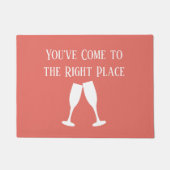 Je bent op de juiste plaats gekomen deurmat (Voorkant)