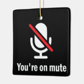 Je bent op de stomme keramisch ornament (Links)