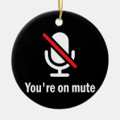 Je bent op de stomme keramisch ornament (Voorkant)