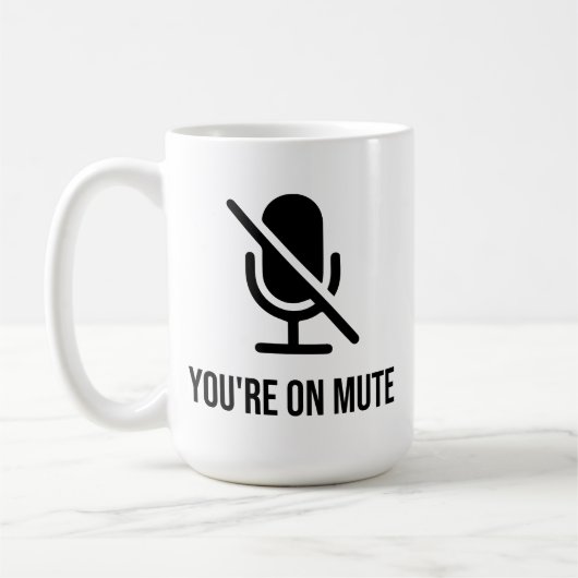 Je bent op de stomme koffiemok (Links)