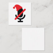 Je bent op een mobiele microfoon met een vaste bri notitiekaartje (Voorkant / Achterkant)