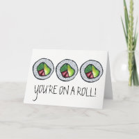 Je bent op een Roll Congrats Sushi California Roll