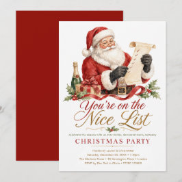 Je bent op het Kerstfeest van de Nice List Kaart