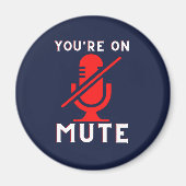 Je bent op het stomme Funny Zoom Meme Magneet (Voorkant)