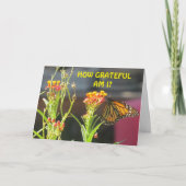 *JE BENT OP MIJN LIJST* VOOR WIE IK DANKFUL BEN KAART (Voorkant)